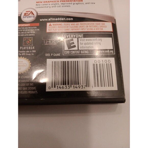 Madden NFL 06 (Nintendo GameCube, 2005) Appears Complete - Not tested - Picture 4 of 11